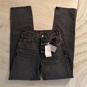 NWT Anine Bing Roy Jeans mid rise relaxed straight size 26